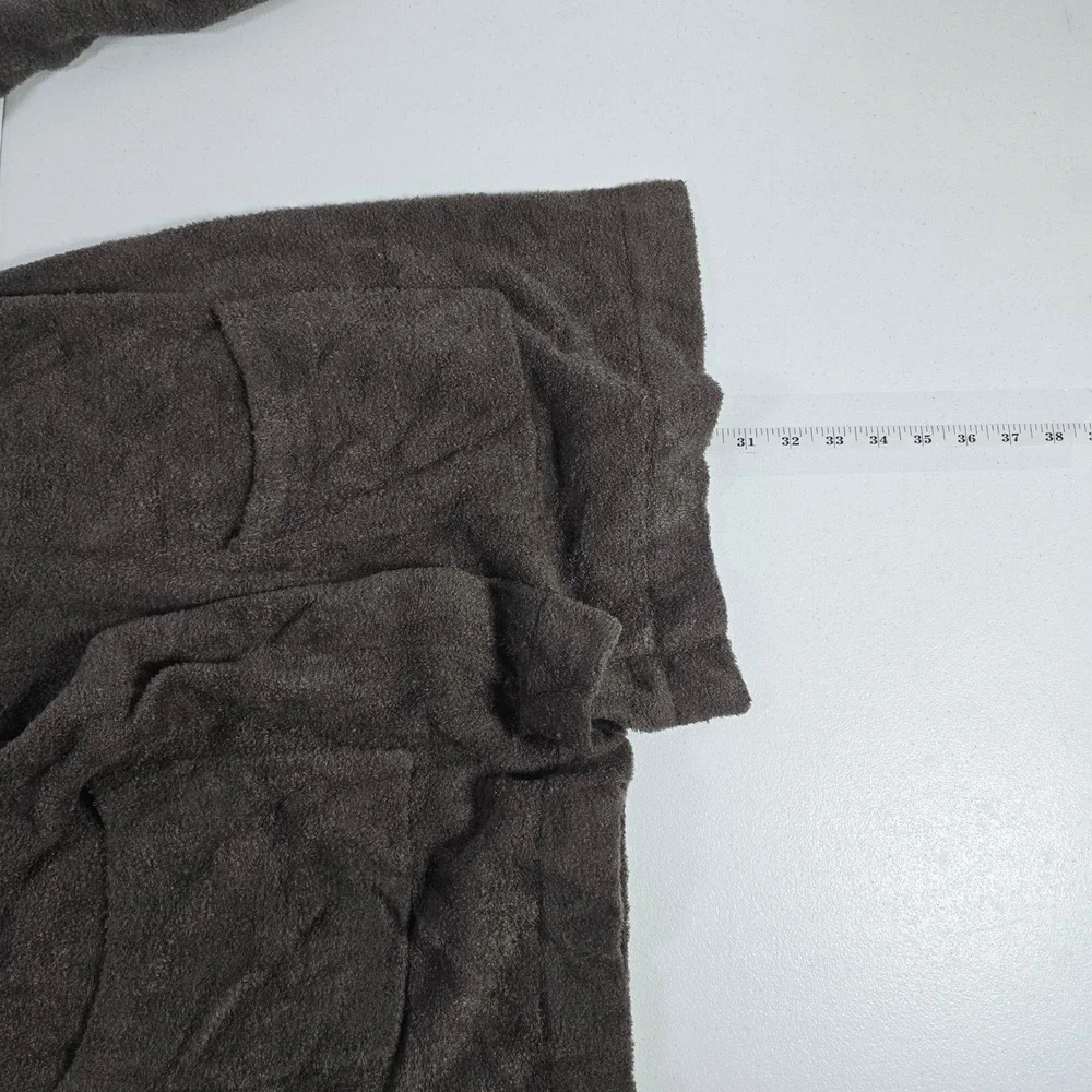 Barefoot Dreams CozyChic Lite Cardigan Hoodie Dark Brown Women's M Style 480‎